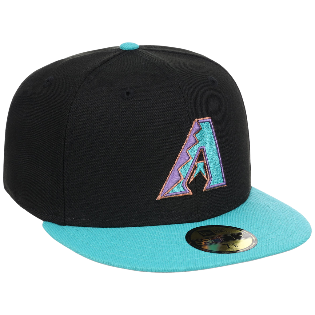 Arizona Diamondbacks MLB Cooperstown Authentic Collection New Era 59FIFTY (Black/Teal)