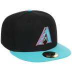 Arizona Diamondbacks MLB Cooperstown Authentic Collection New Era 59FIFTY (Black/Teal)