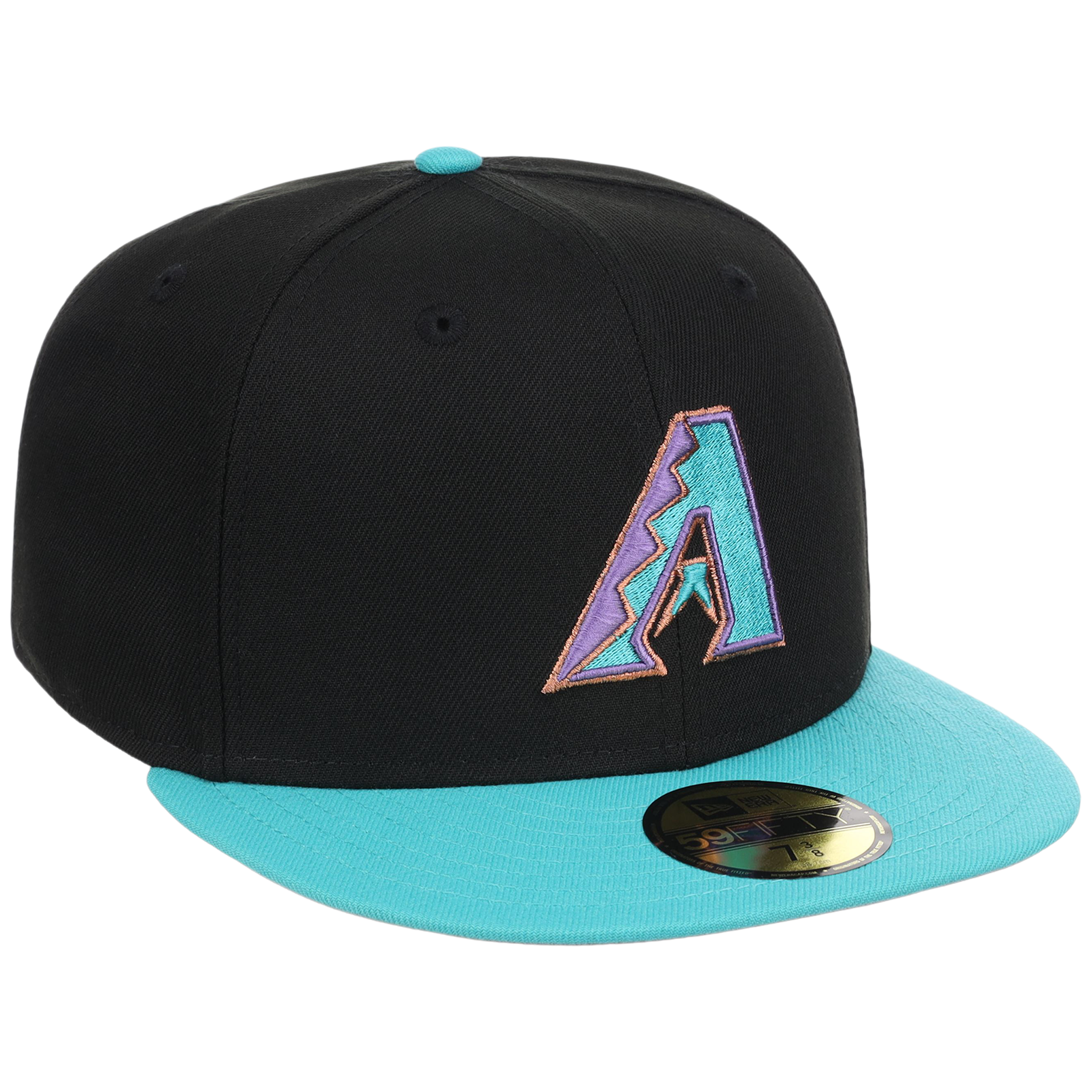 Arizona Diamondbacks MLB Cooperstown Authentic Collection New Era 59FIFTY (Black/Teal)