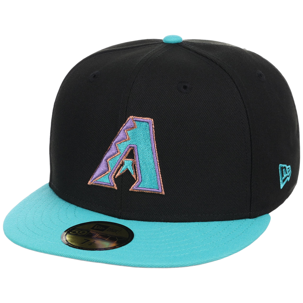 Arizona Diamondbacks MLB Cooperstown Authentic Collection New Era 59FIFTY (Black/Teal)