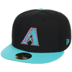 Arizona Diamondbacks MLB Cooperstown Authentic Collection New Era 59FIFTY (Black/Teal)