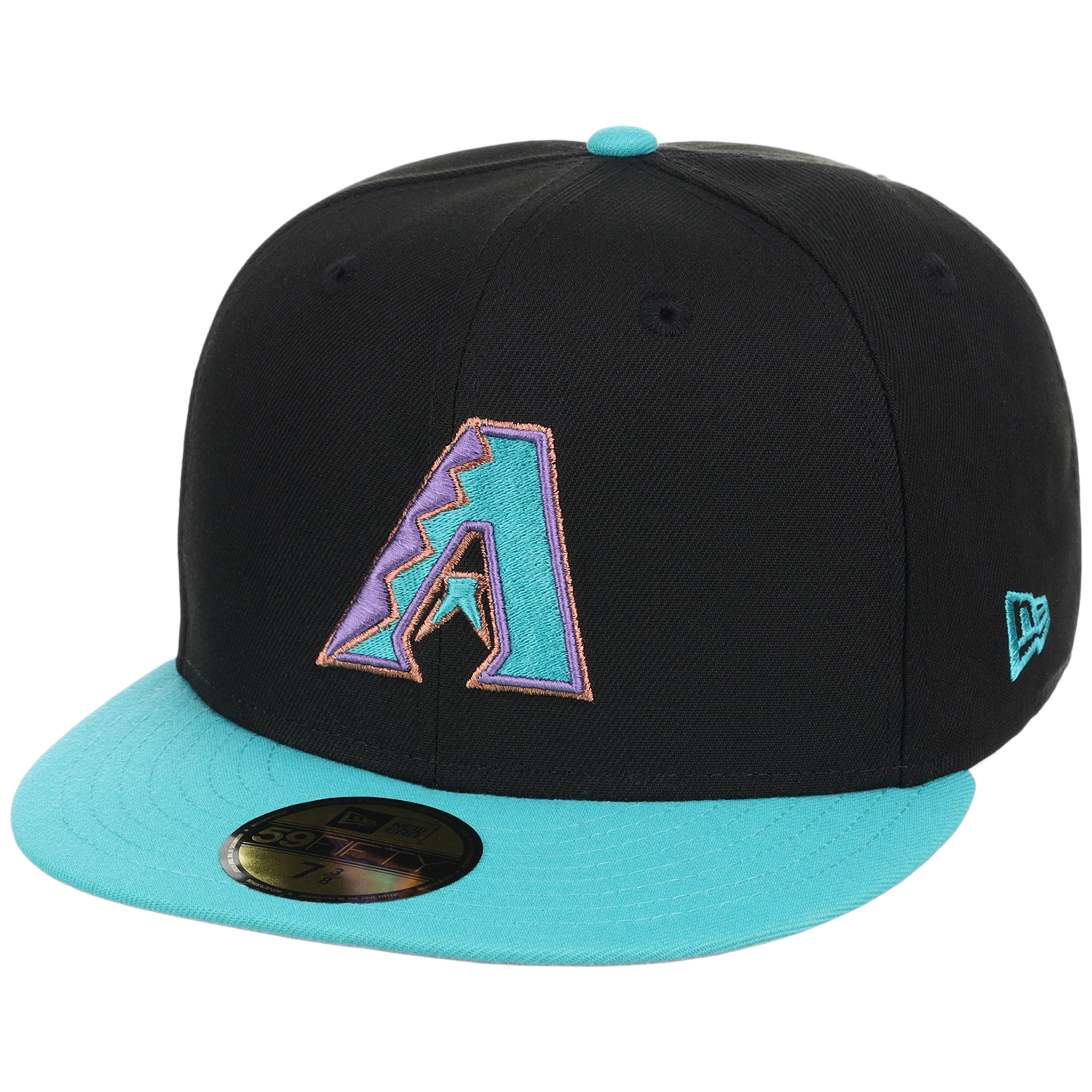 Arizona Diamondbacks MLB Cooperstown Authentic Collection New Era 59FIFTY (Black/Teal)