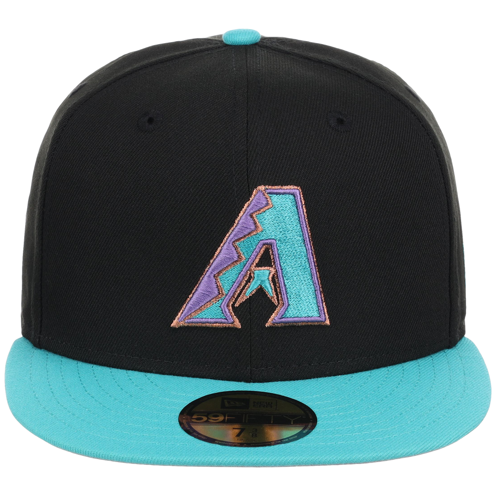 Arizona Diamondbacks MLB Cooperstown Authentic Collection New Era 59FIFTY (Black/Teal)