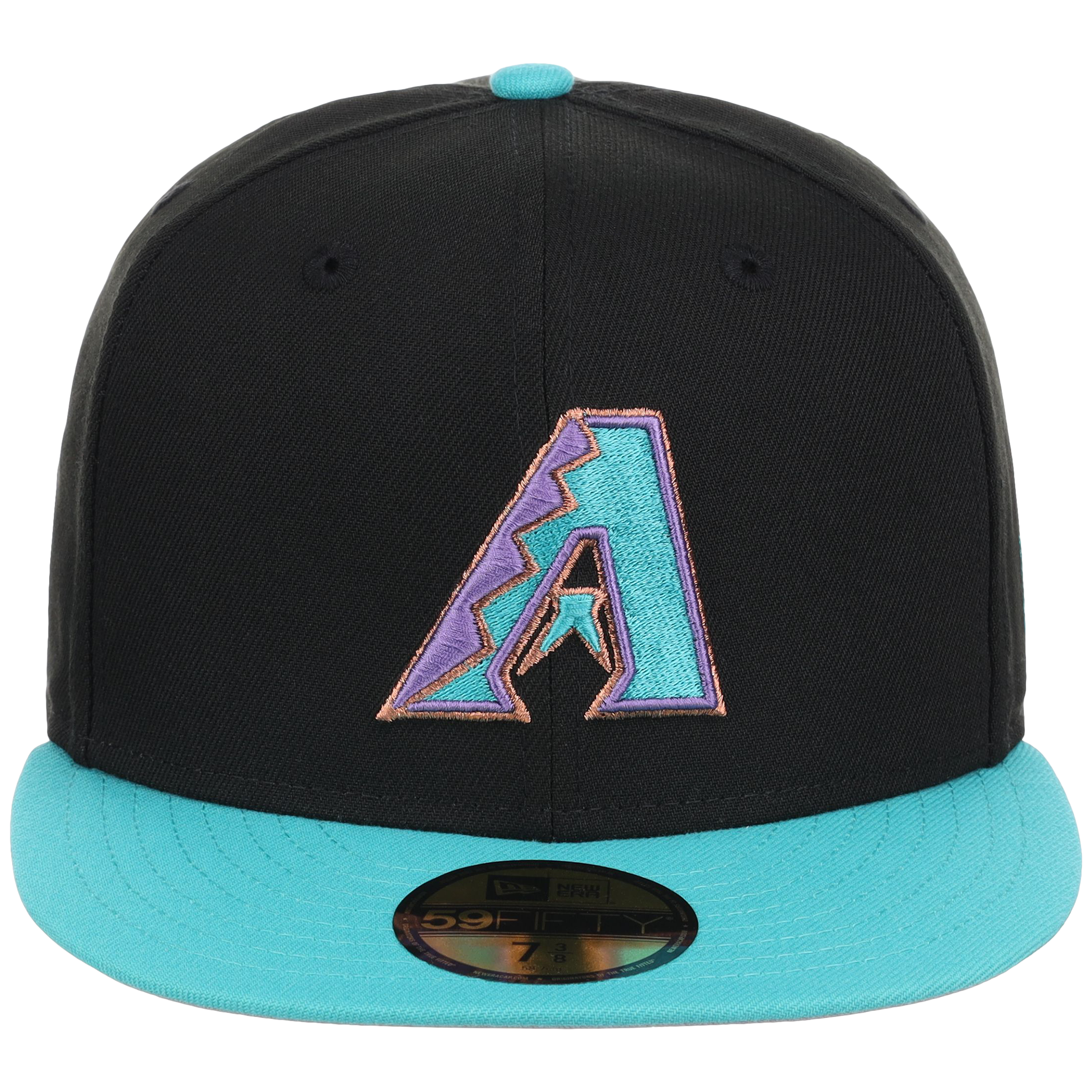 Arizona Diamondbacks MLB Cooperstown Authentic Collection New Era 59FIFTY (Black/Teal)