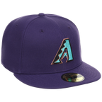 Arizona Diamondbacks MLB Cooperstown Authentic Collection New Era 59FIFTY (Purple/Purple)
