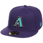 Arizona Diamondbacks MLB Cooperstown Authentic Collection New Era 59FIFTY (Purple/Purple)