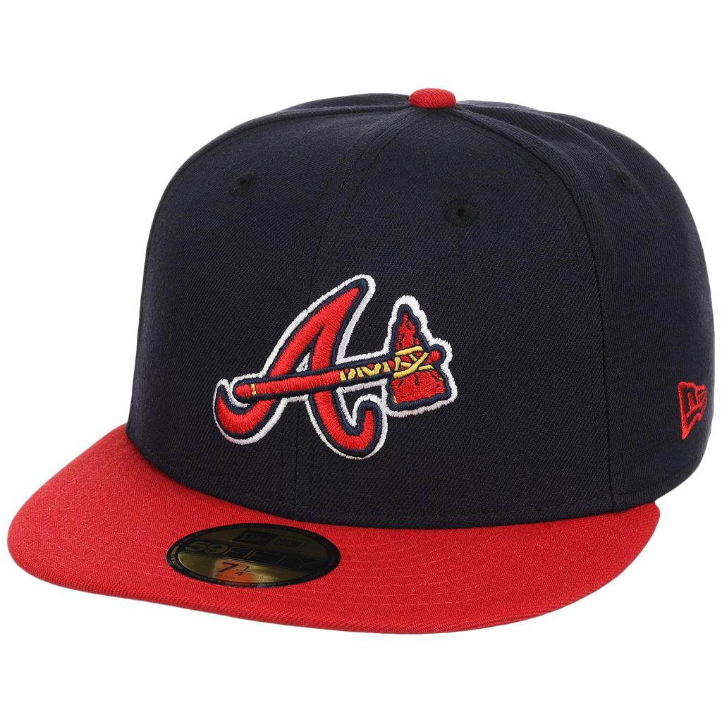 Atlanta Braves MLB Cooperstown Authentic Collection New Era 59FIFTY (Navy/Red)