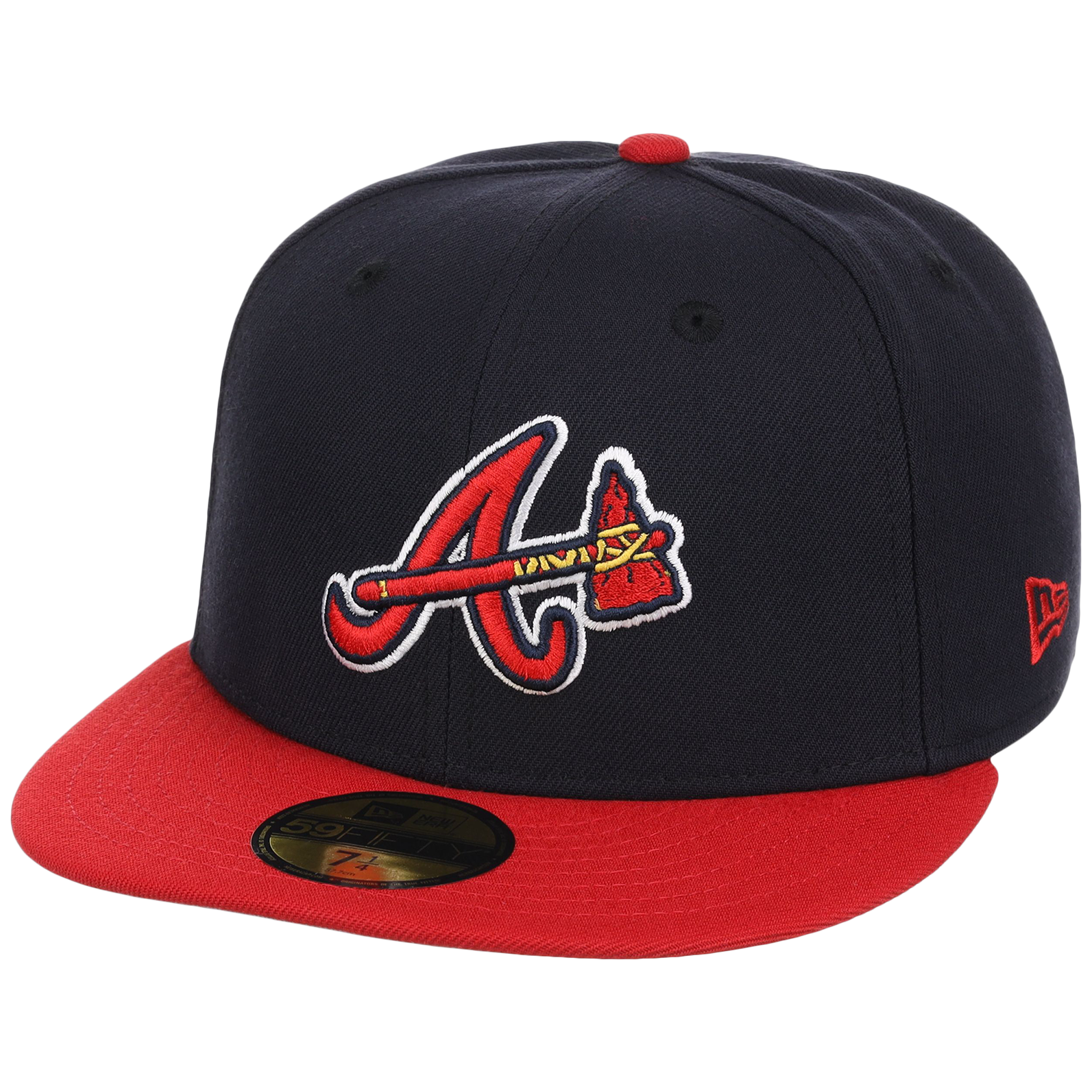 Atlanta Braves MLB Cooperstown Authentic Collection New Era 59FIFTY (Navy/Red)
