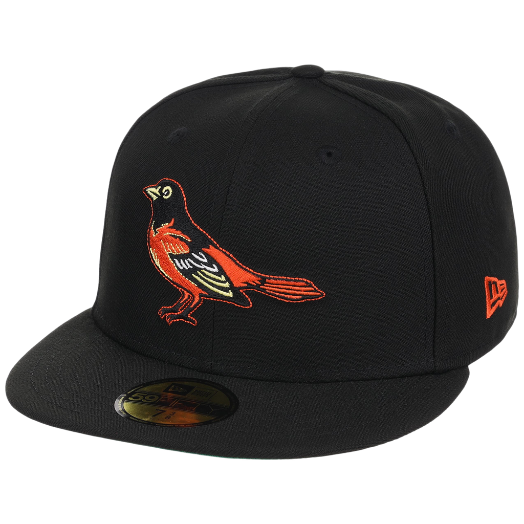 Baltimore Orioles MLB Cooperstown Authentic Collection New Era 59FIFTY (Black/Black)