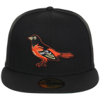 Baltimore Orioles MLB Cooperstown Authentic Collection New Era 59FIFTY (Black/Black)