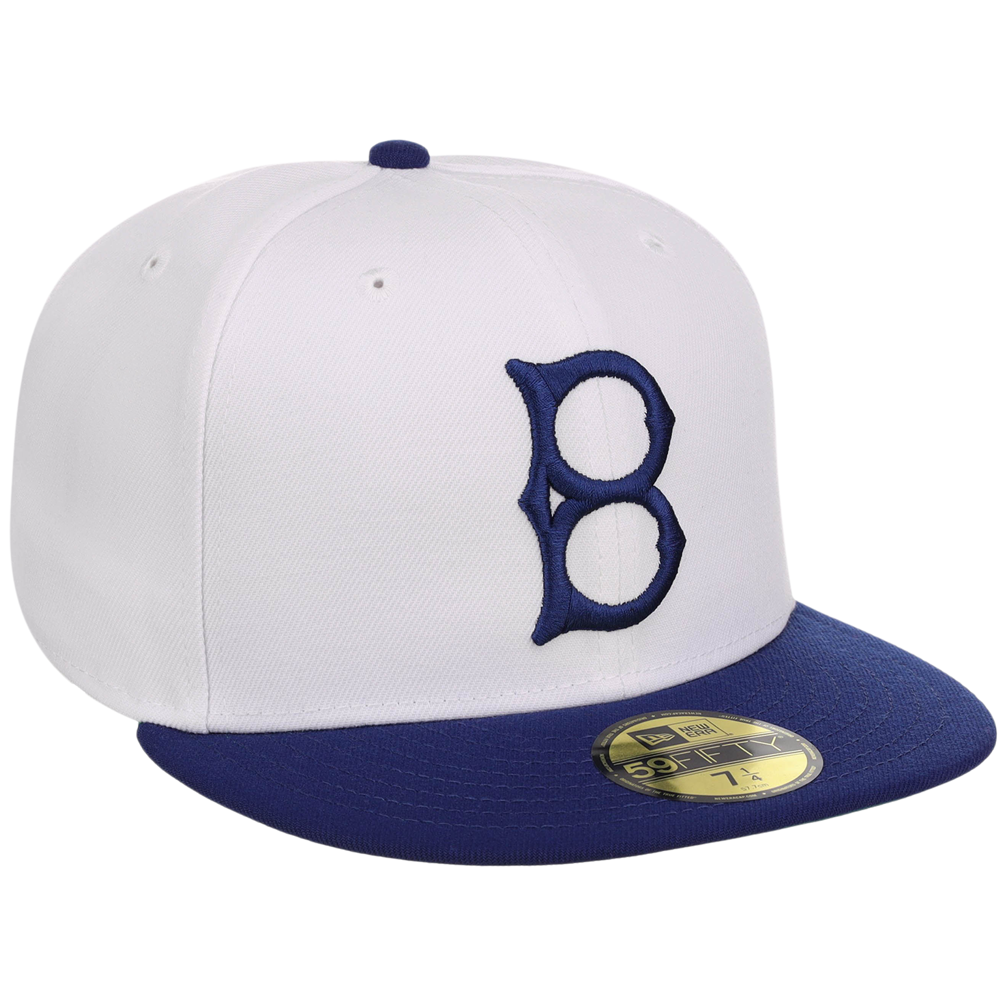 Brooklyn Dodgers MLB Cooperstown Authentic Collection New Era 59FIFTY (White/Royal)