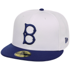 Brooklyn Dodgers MLB Cooperstown Authentic Collection New Era 59FIFTY (White/Royal)