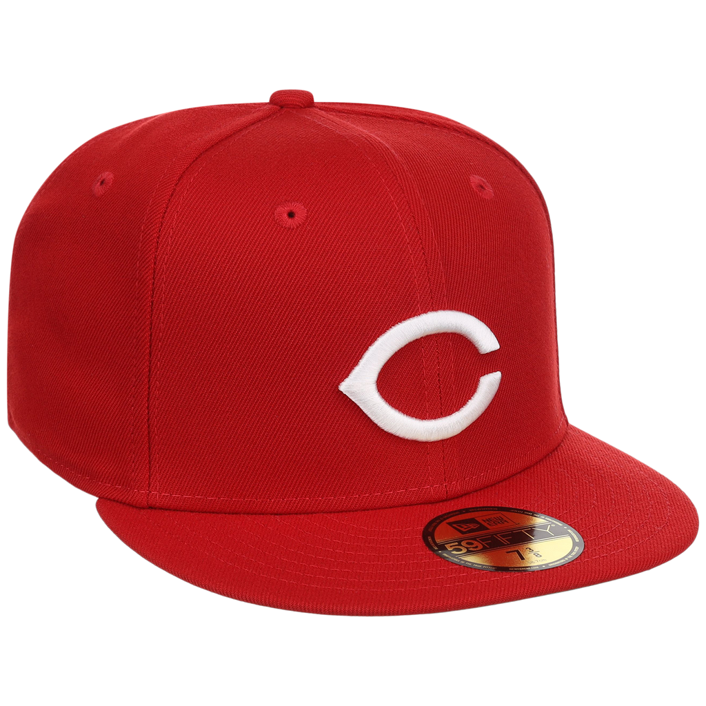 Cincinnati Reds MLB Cooperstown Authentic Collection New Era 59FIFTY (Red/Red)