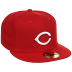 Cincinnati Reds MLB Cooperstown Authentic Collection New Era 59FIFTY (Red/Red)