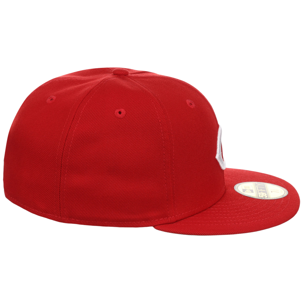 Cincinnati Reds MLB Cooperstown Authentic Collection New Era 59FIFTY (Red/Red)