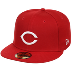 Cincinnati Reds MLB Cooperstown Authentic Collection New Era 59FIFTY (Red/Red)