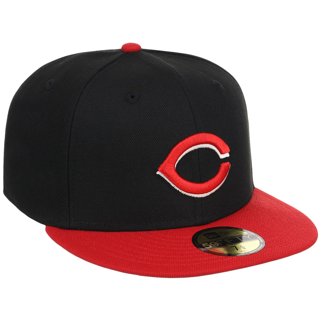 Cincinnati Reds MLB Cooperstown Authentic Collection New Era 59FIFTY (Black/Red)