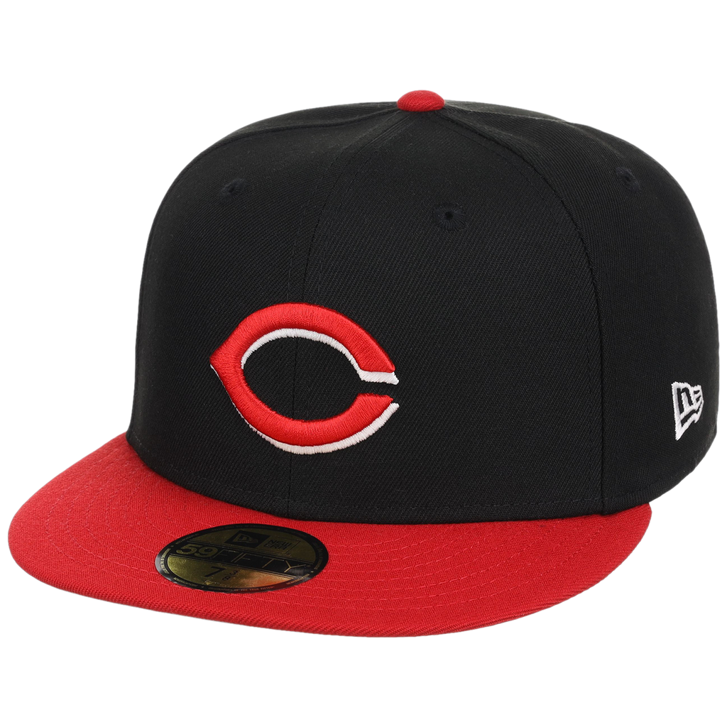 Cincinnati Reds MLB Cooperstown Authentic Collection New Era 59FIFTY (Black/Red)