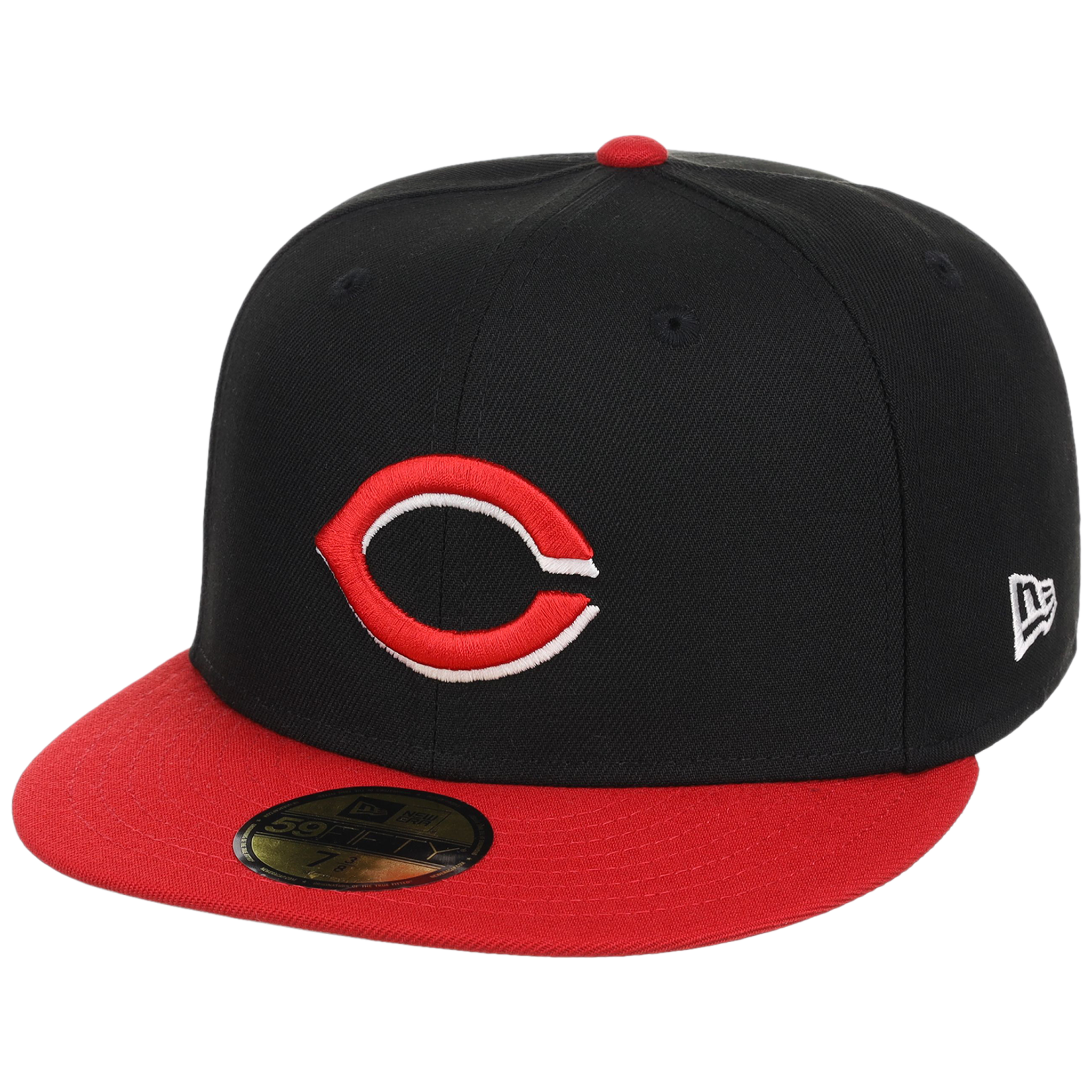 Cincinnati Reds MLB Cooperstown Authentic Collection New Era 59FIFTY (Black/Red)