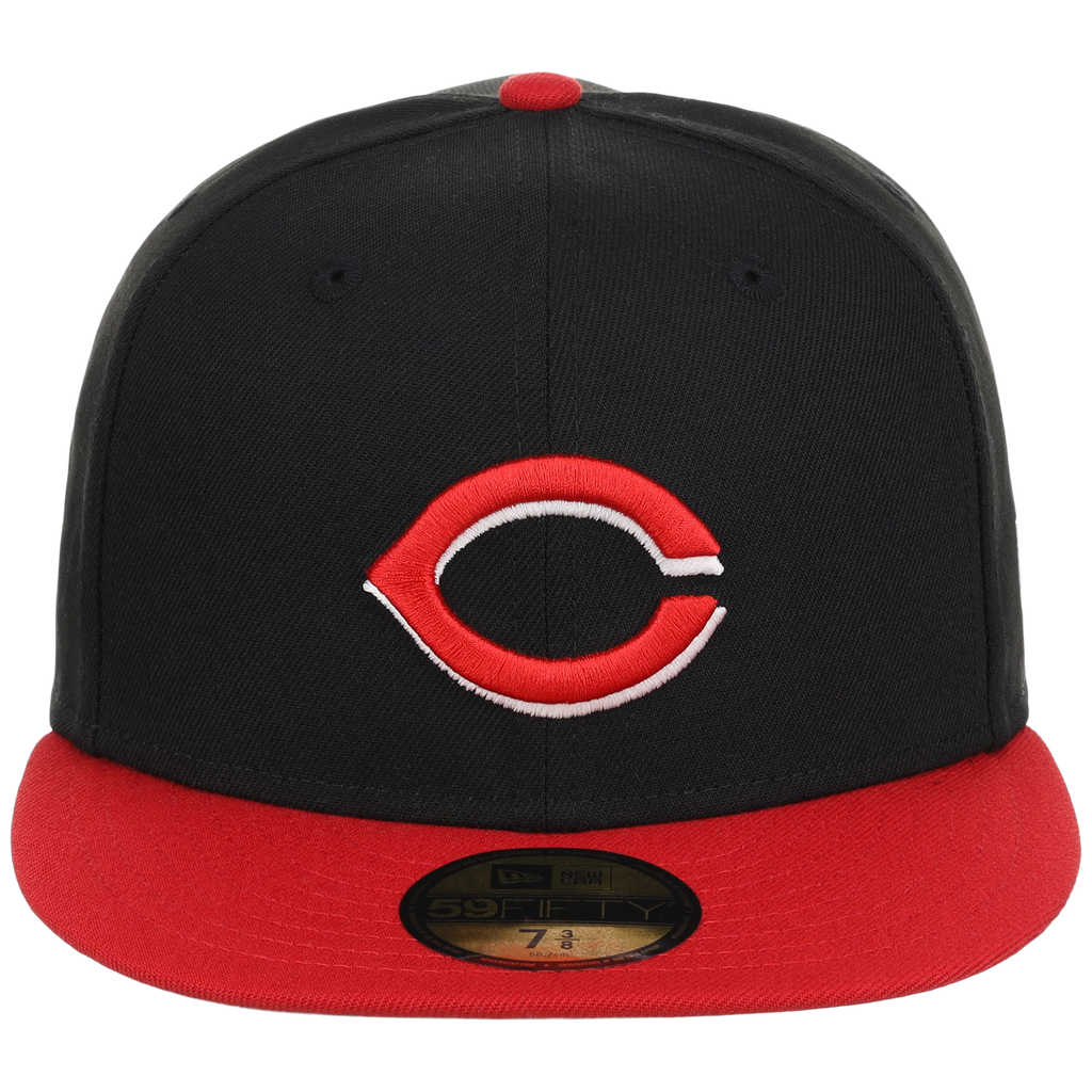 Cincinnati Reds MLB Cooperstown Authentic Collection New Era 59FIFTY (Black/Red)