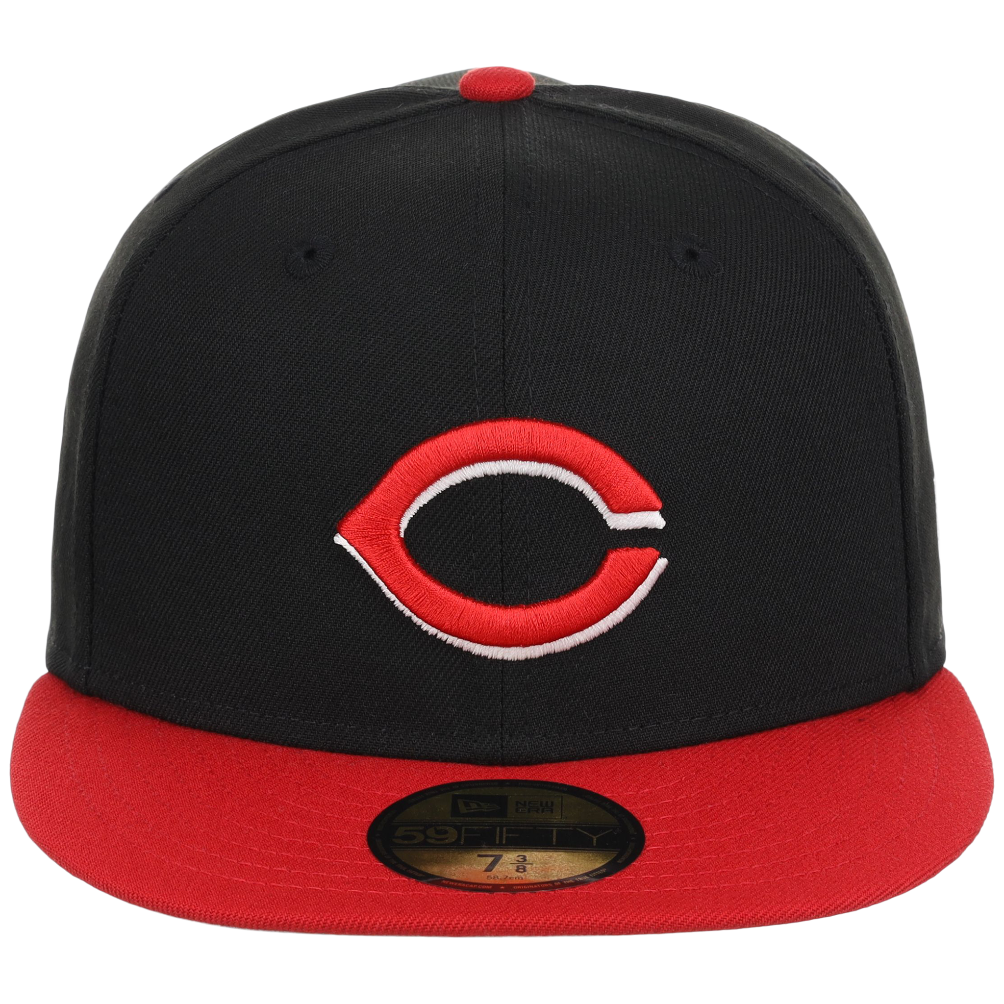 Cincinnati Reds MLB Cooperstown Authentic Collection New Era 59FIFTY (Black/Red)