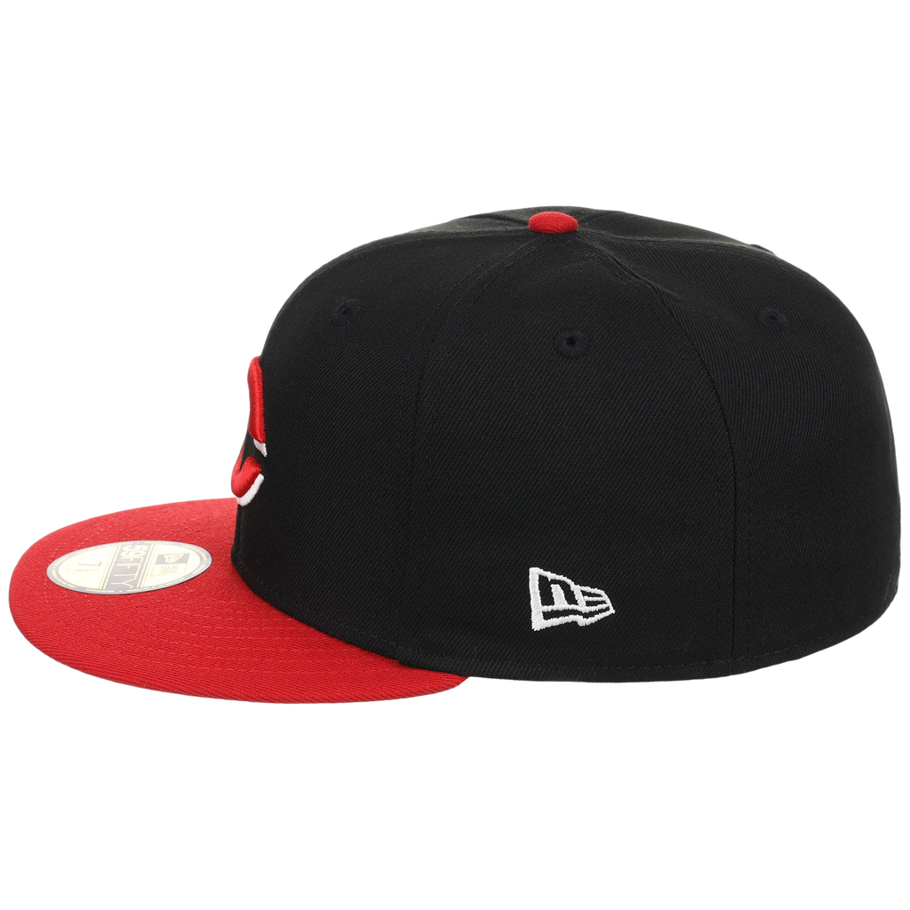 Cincinnati Reds MLB Cooperstown Authentic Collection New Era 59FIFTY (Black/Red)