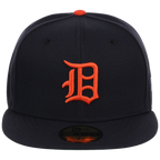 Detroit Tigers MLB Cooperstown Authentic Collection New Era 59FIFTY (Navy/Navy)