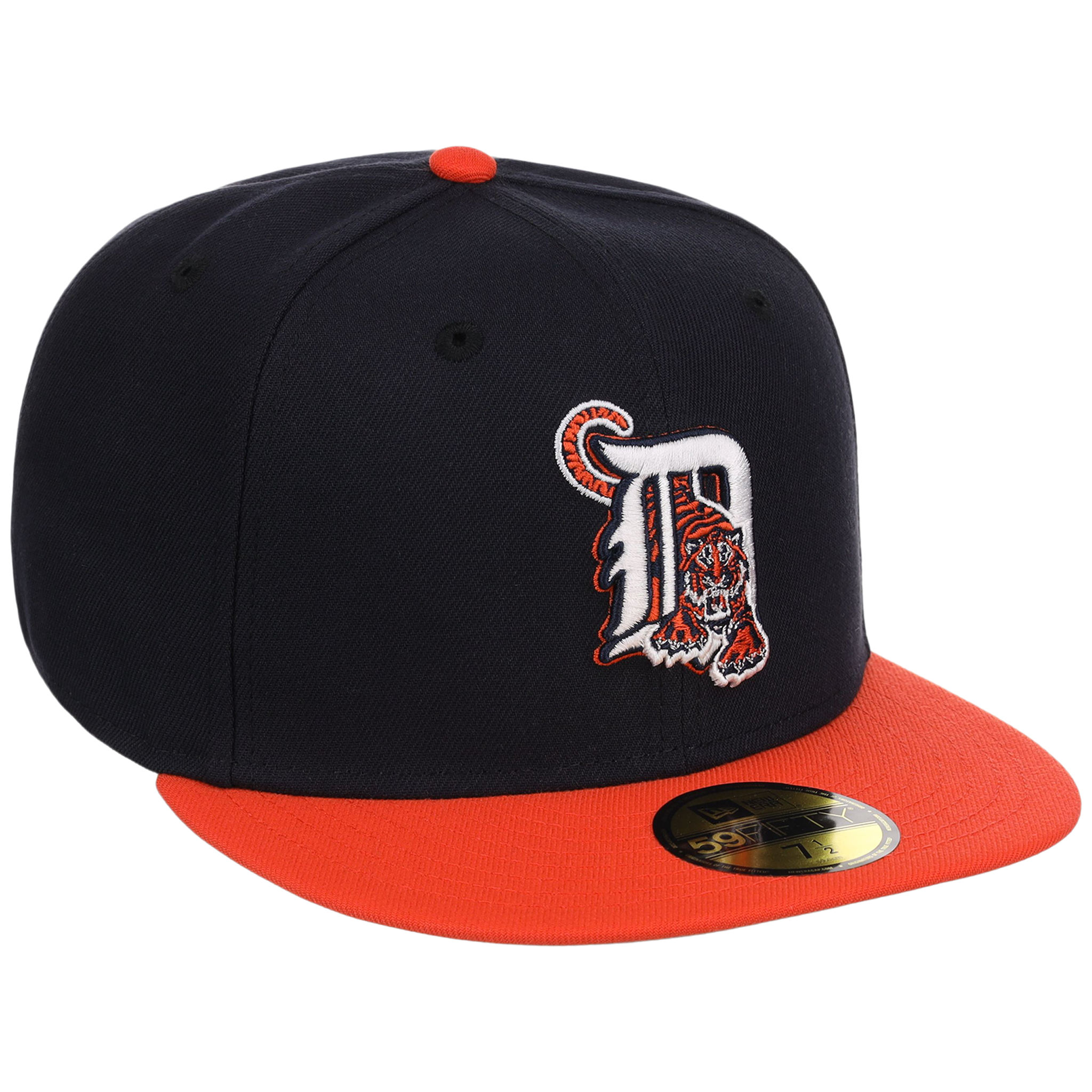 Detroit Tigers MLB Cooperstown Authentic Collection New Era 59FIFTY (Navy/Orange)