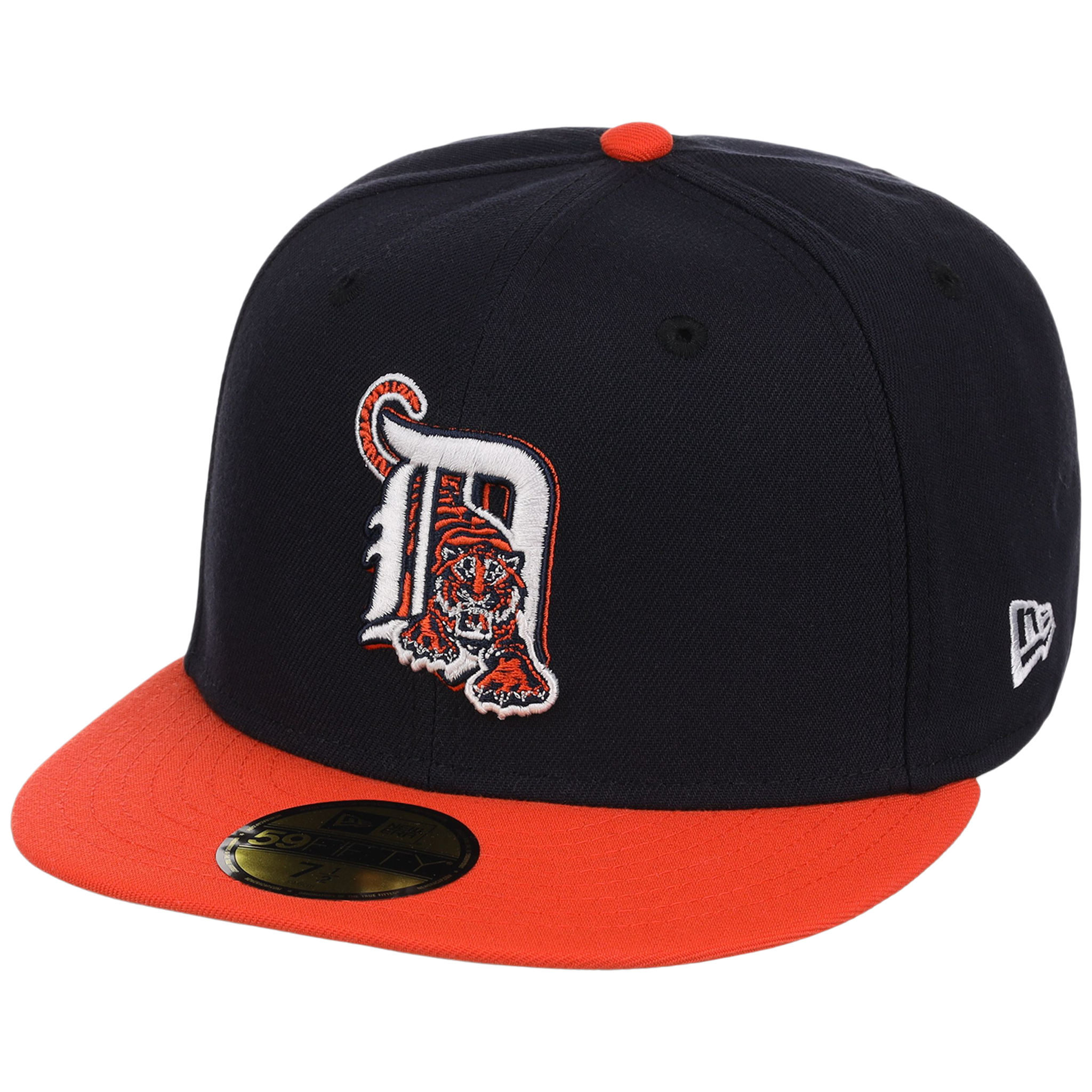 Detroit Tigers MLB Cooperstown Authentic Collection New Era 59FIFTY (Navy/Orange)