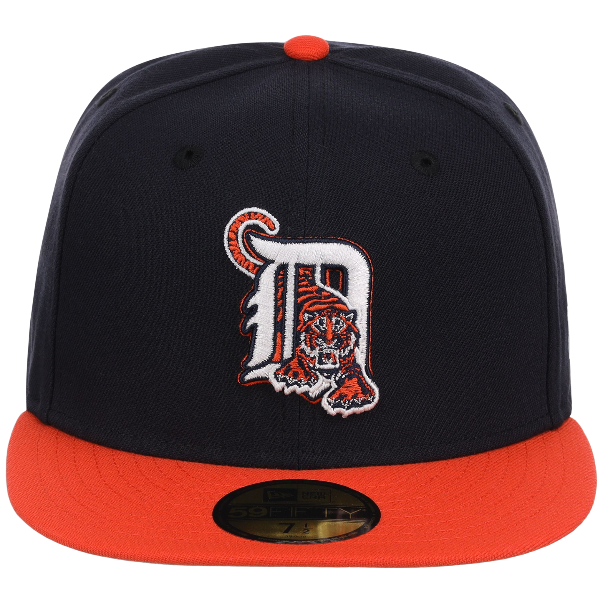 Detroit Tigers MLB Cooperstown Authentic Collection New Era 59FIFTY (Navy/Orange)