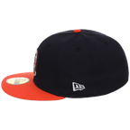 Detroit Tigers MLB Cooperstown Authentic Collection New Era 59FIFTY (Navy/Orange)