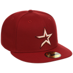 Houston Astros MLB Cooperstown Authentic Collection New Era 59FIFTY (Red/Red)