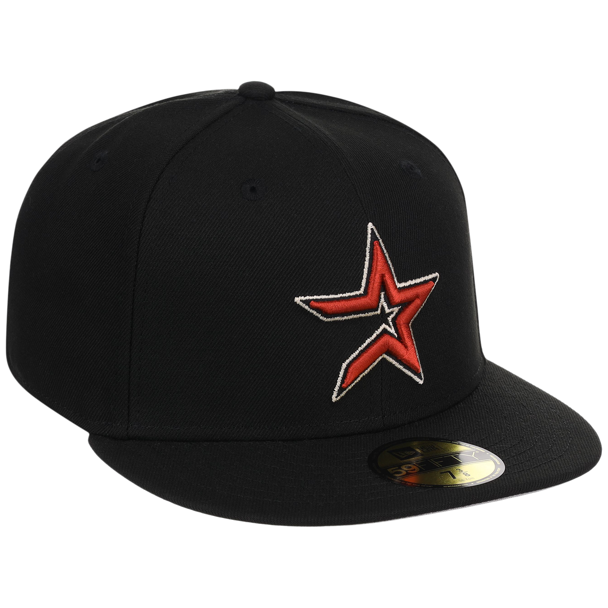 Houston Astros MLB Cooperstown Authentic Collection New Era 59FIFTY (Black/Black)