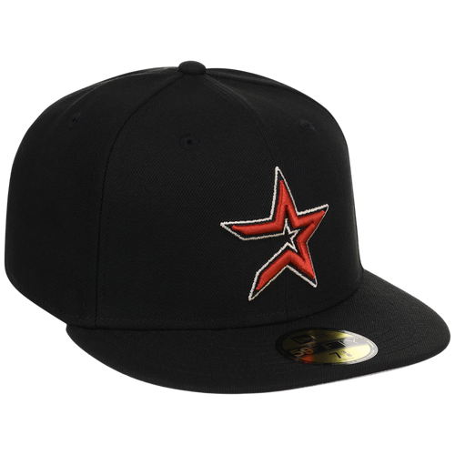 Houston Astros MLB Cooperstown Authentic Collection New Era 59FIFTY (Black/Black)