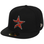 Houston Astros MLB Cooperstown Authentic Collection New Era 59FIFTY (Black/Black)