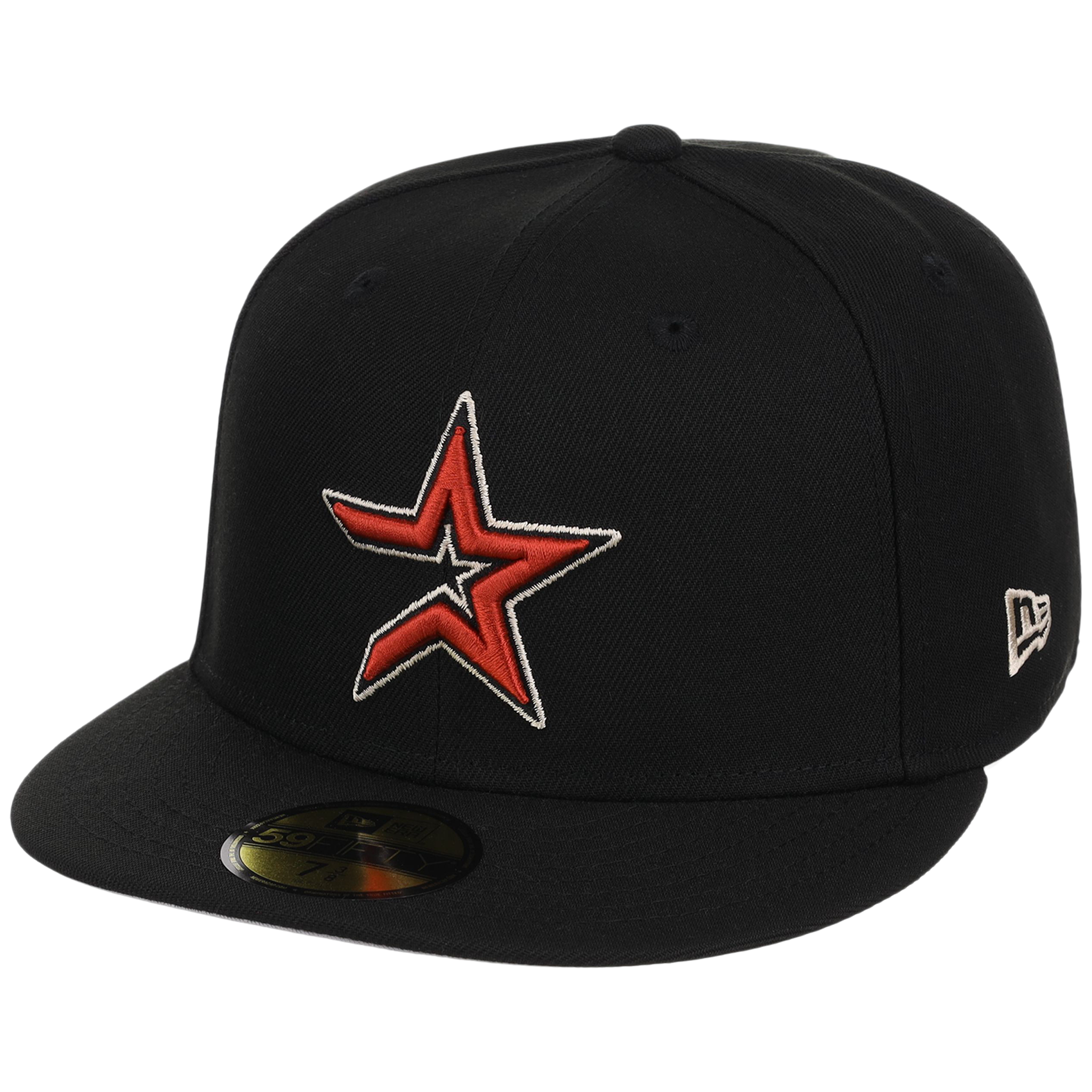 Houston Astros MLB Cooperstown Authentic Collection New Era 59FIFTY (Black/Black)