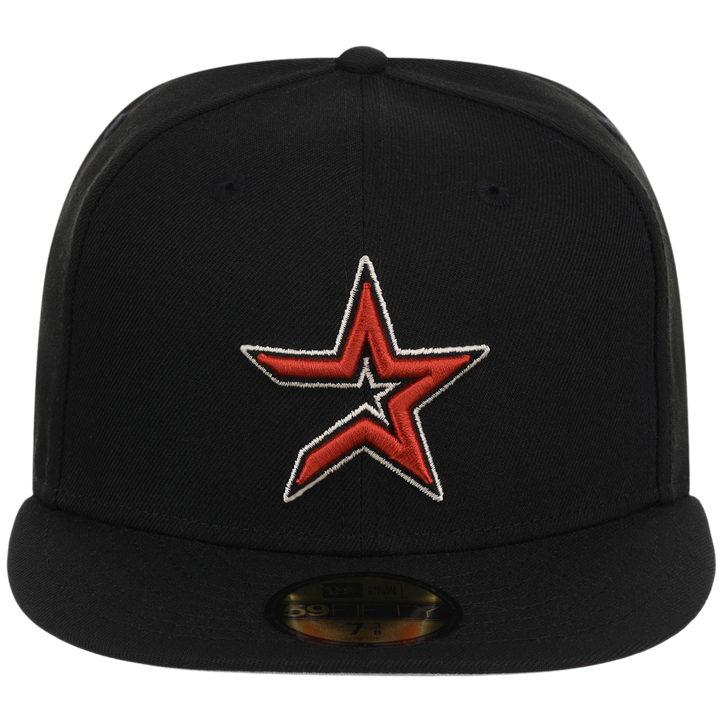 Houston Astros MLB Cooperstown Authentic Collection New Era 59FIFTY (Black/Black)