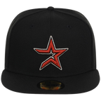 Houston Astros MLB Cooperstown Authentic Collection New Era 59FIFTY (Black/Black)