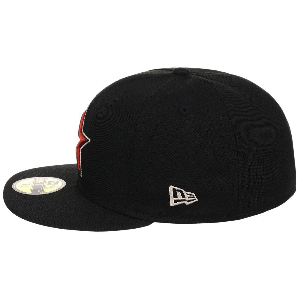 Houston Astros MLB Cooperstown Authentic Collection New Era 59FIFTY (Black/Black)