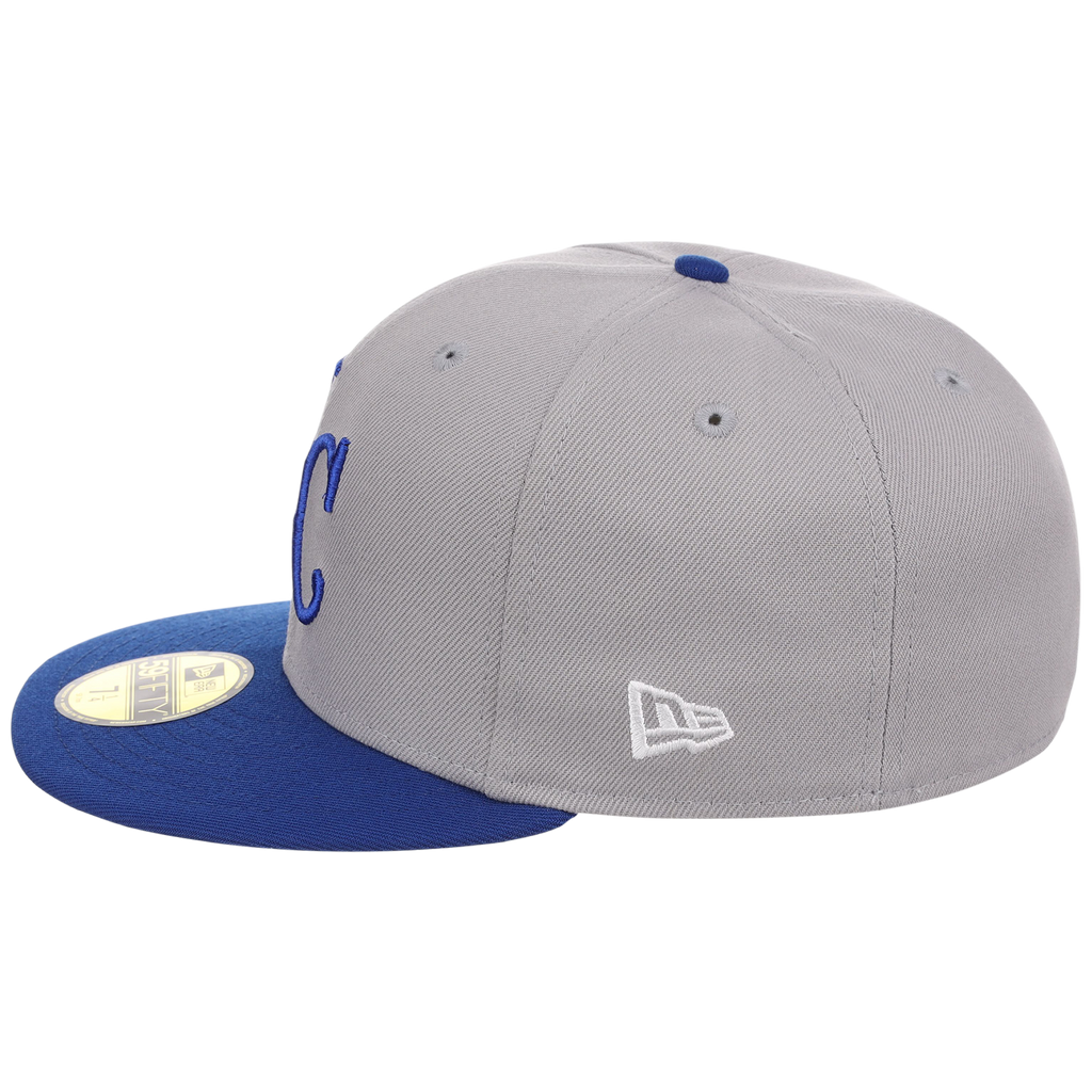 Kansas City Royals MLB Cooperstown Authentic Collection New Era 59FIFTY (Gray/Royal)
