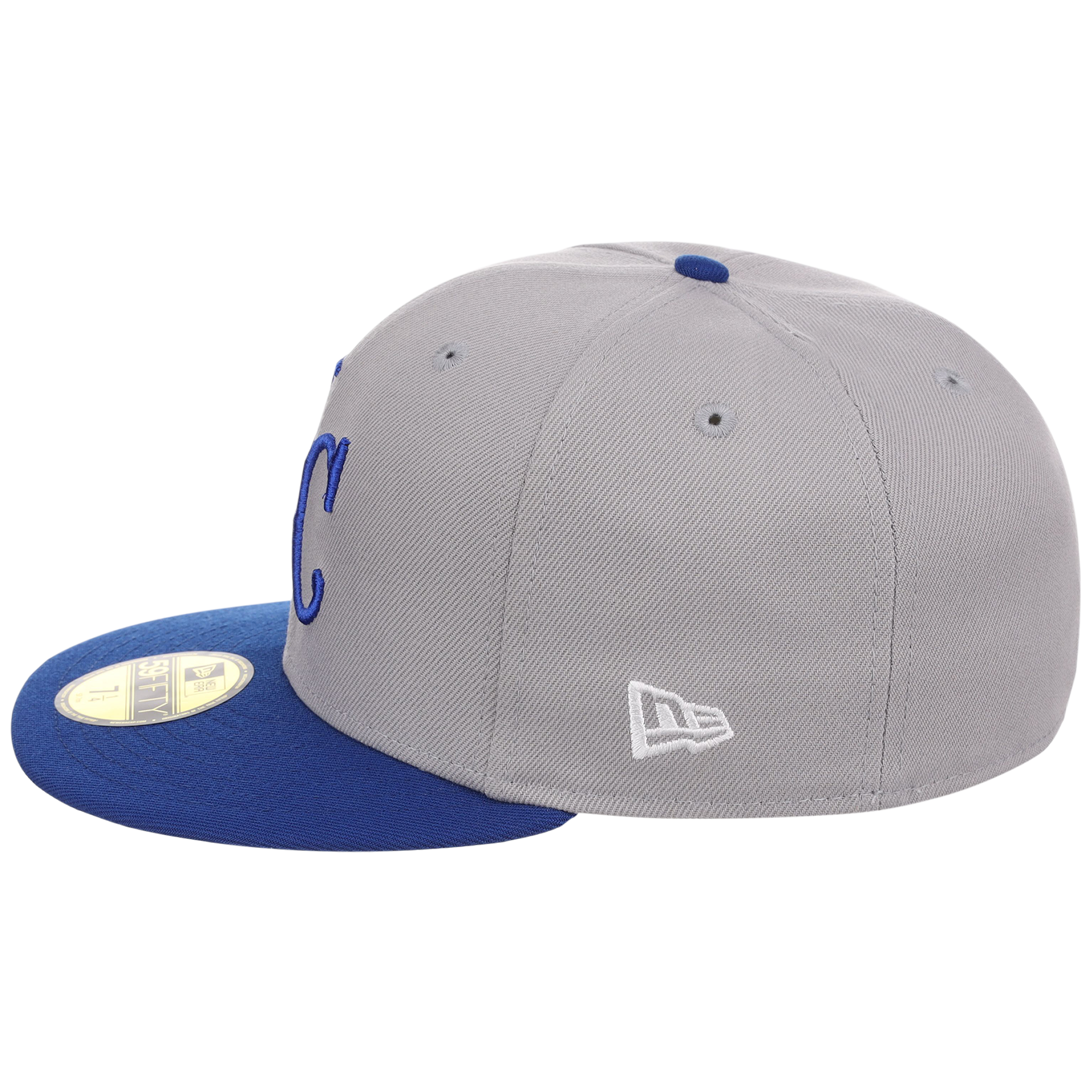 Kansas City Royals MLB Cooperstown Authentic Collection New Era 59FIFTY (Gray/Royal)