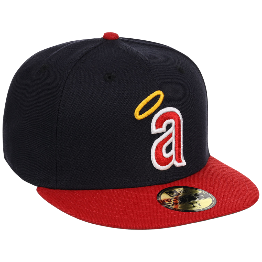 California Angels MLB Cooperstown Authentic Collection New Era 59FIFTY (Navy/Red)