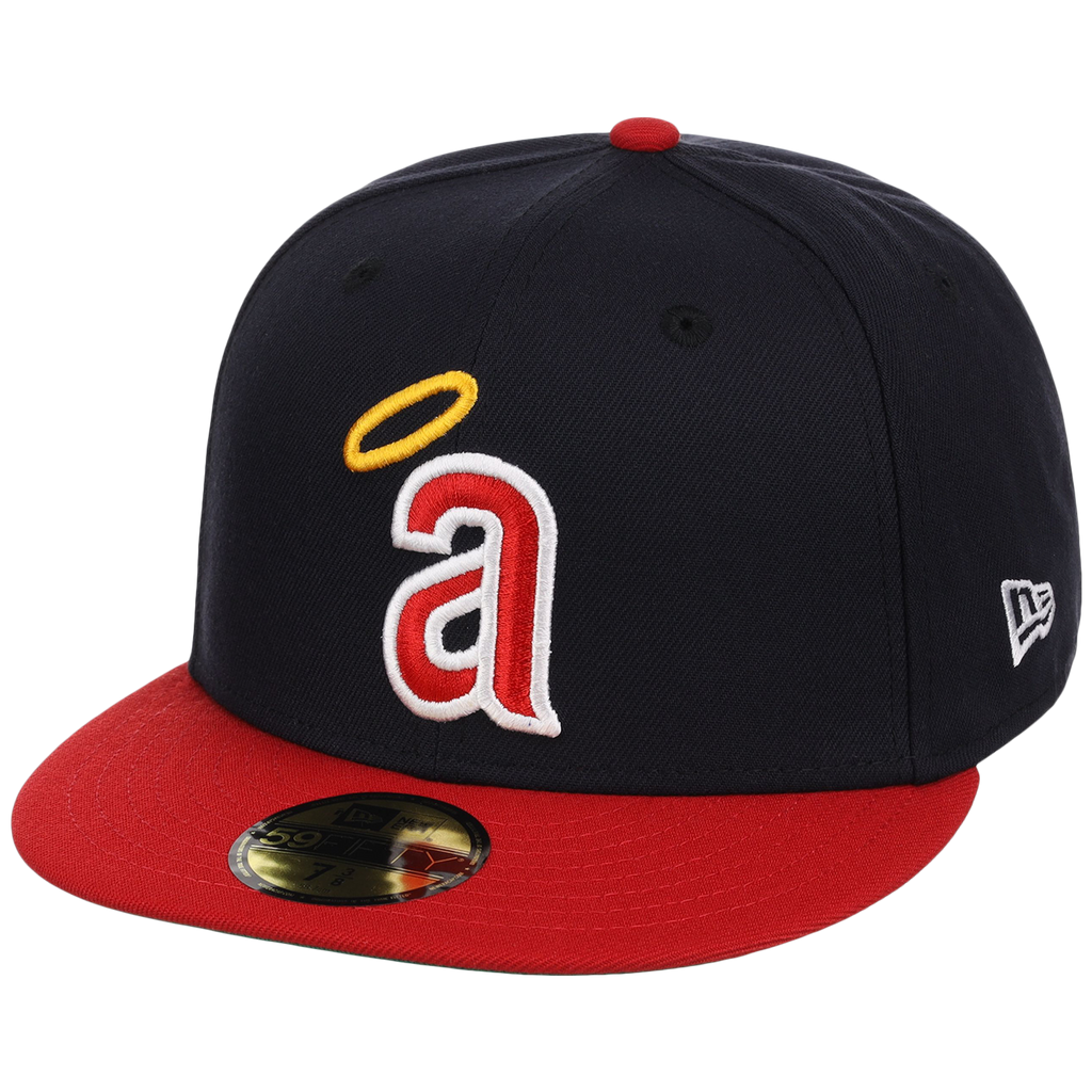 California Angels MLB Cooperstown Authentic Collection New Era 59FIFTY (Navy/Red)
