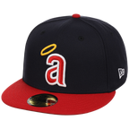 California Angels MLB Cooperstown Authentic Collection New Era 59FIFTY (Navy/Red)
