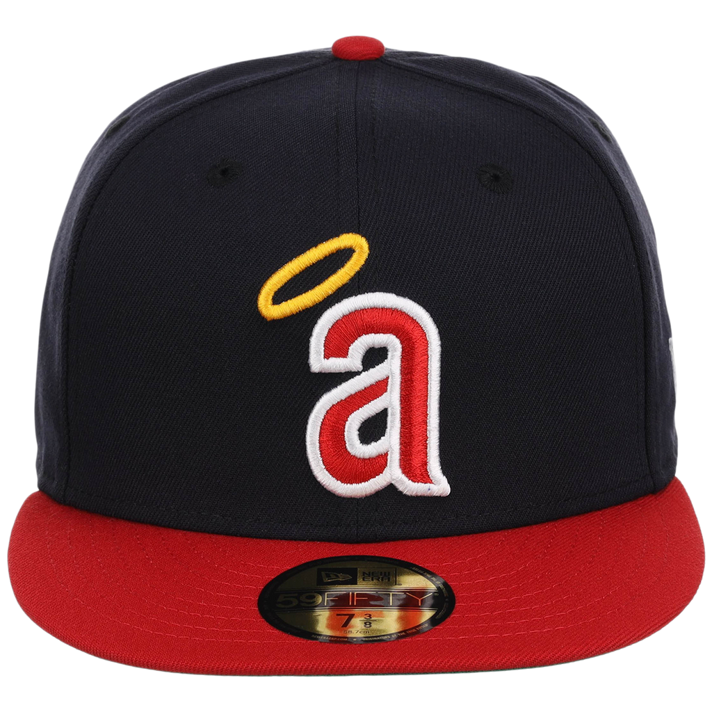 California Angels MLB Cooperstown Authentic Collection New Era 59FIFTY (Navy/Red)
