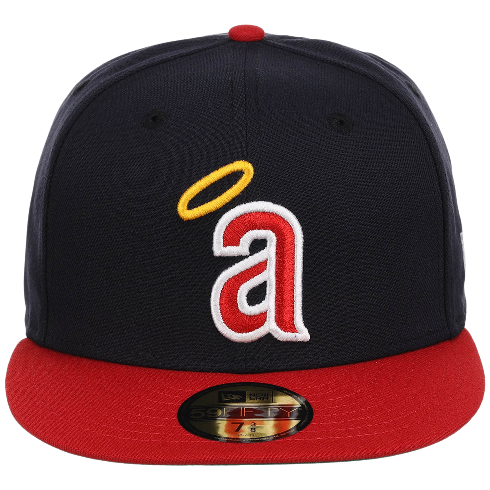 California Angels MLB Cooperstown Authentic Collection New Era 59FIFTY (Navy/Red)