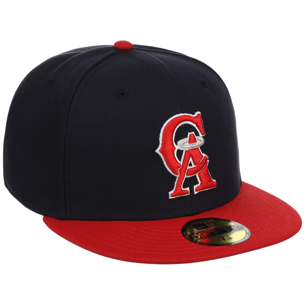 California Angels MLB Cooperstown Authentic Collection New Era 59FIFTY (Navy/Red)