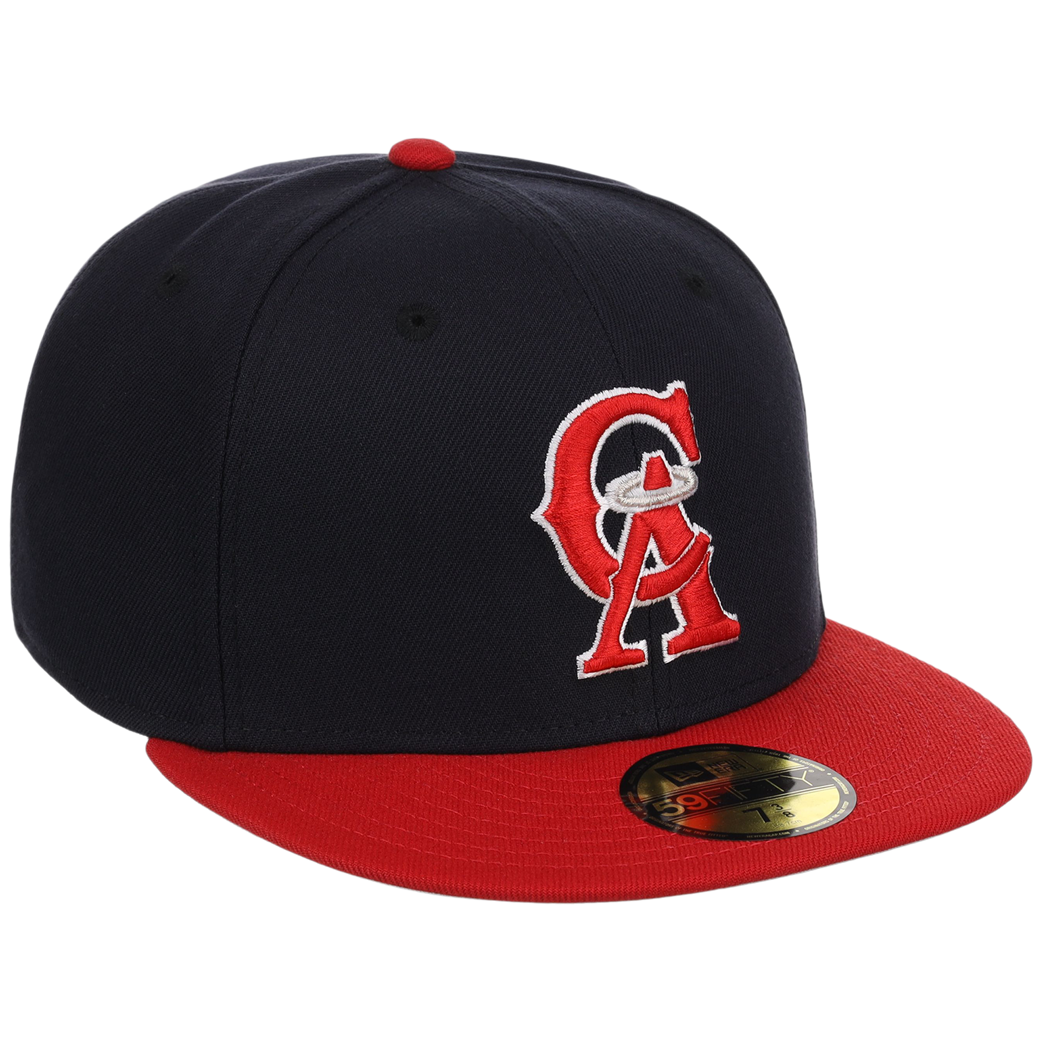 California Angels MLB Cooperstown Authentic Collection New Era 59FIFTY (Navy/Red)