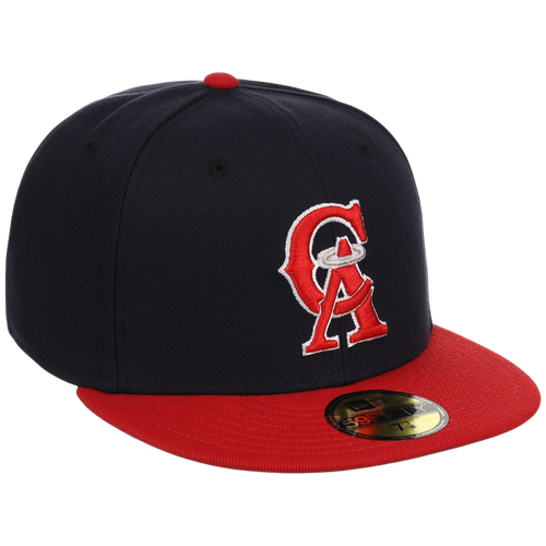 California Angels MLB Cooperstown Authentic Collection New Era 59FIFTY (Navy/Red)