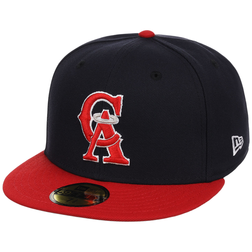 California Angels MLB Cooperstown Authentic Collection New Era 59FIFTY (Navy/Red)